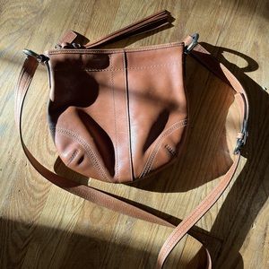 Coach brown leather purse